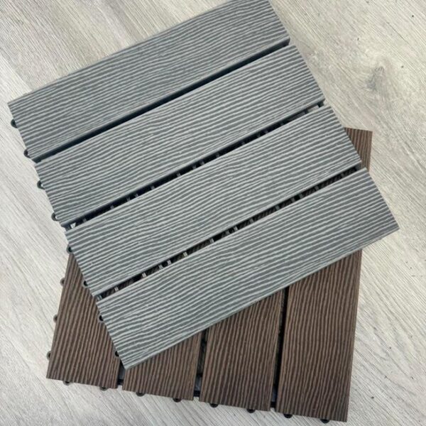 3D Embossed WPC DECK TILES